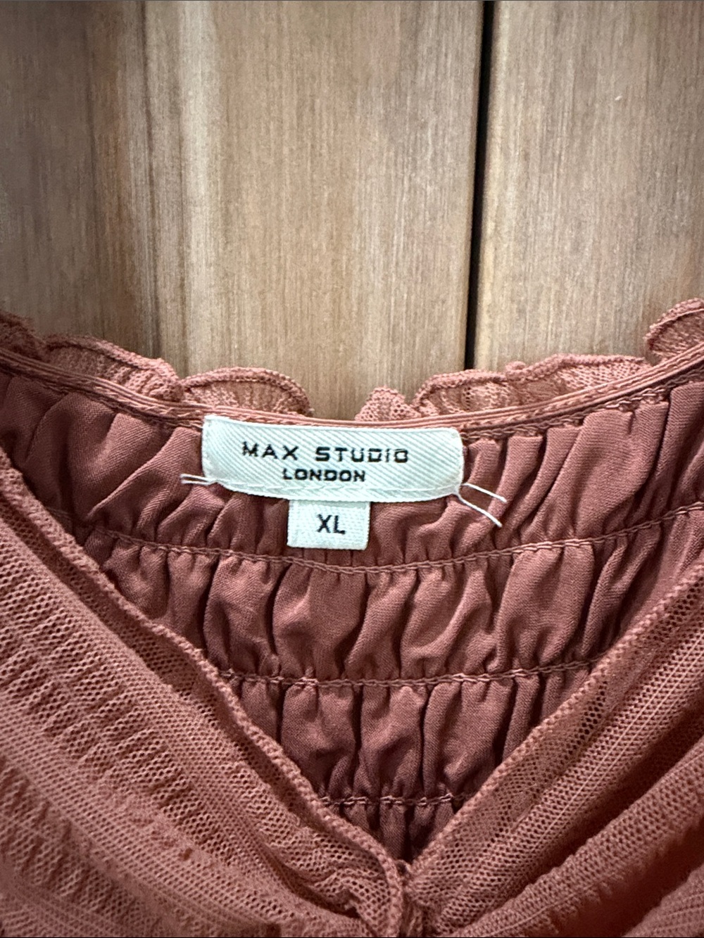 Max Studio Sleeveless Tiered Maxi Dress in Dusty Rose - Picture 2 of 5